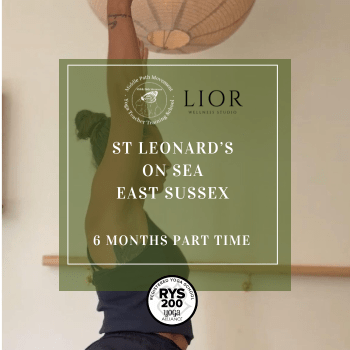 200 Hours, Part-time <br>Lior Wellness Studio,<br> East Sussex <br>September 5th 2026 – February 2027